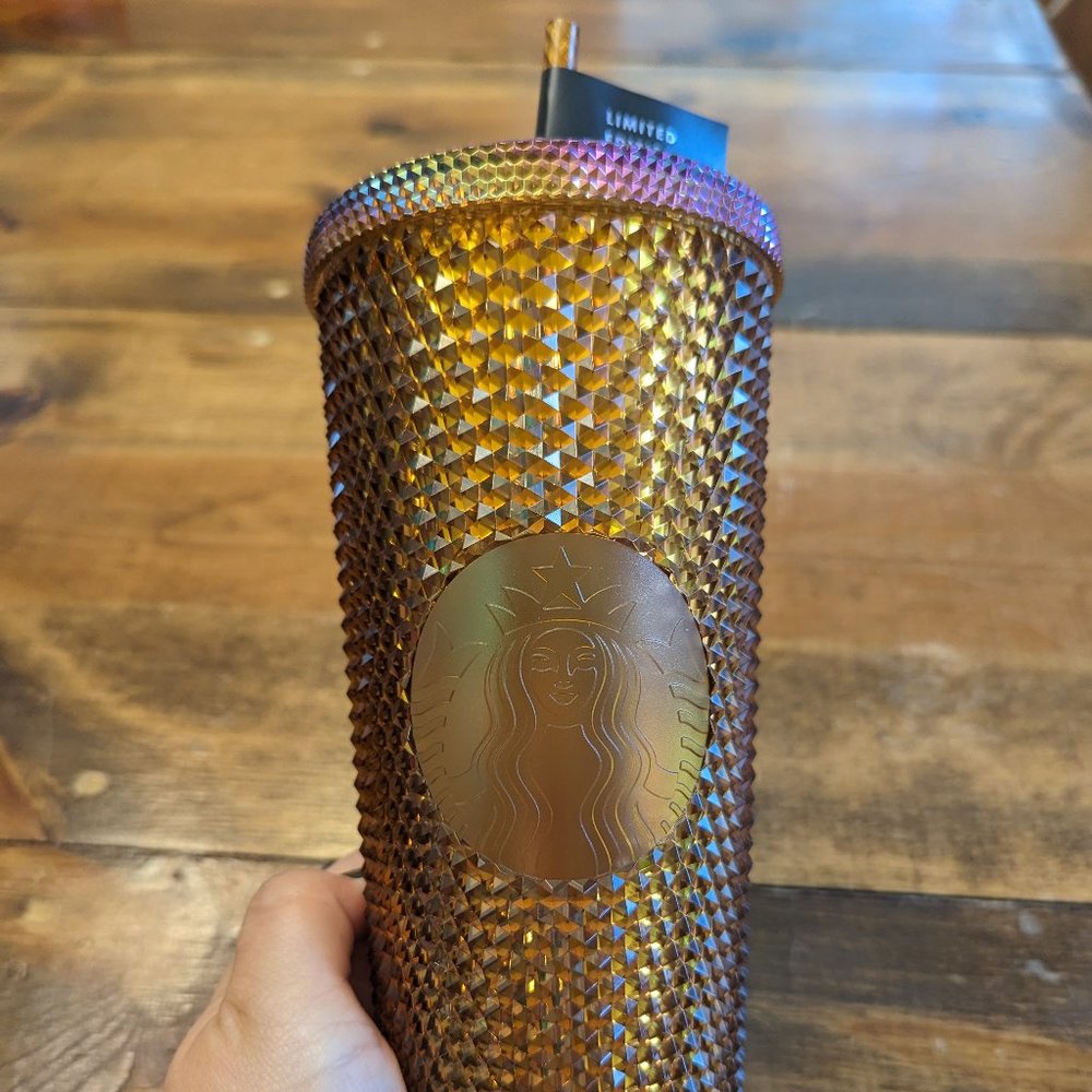 Starbucks 50th Anniversary Gold Studded Tumbler (2021) Venti, Never Used